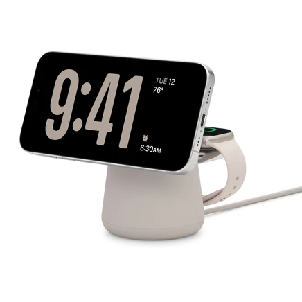 Беспроводная зарядная док-станция Belkin BOOST↑CHARGE™ PRO 2-в-1с MagSafe для Apple