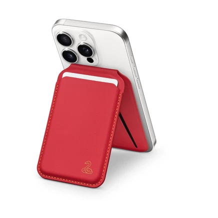 Магнитная подставка-бумажник Satechi для Apple iPhone (совместима с MagSafe) red