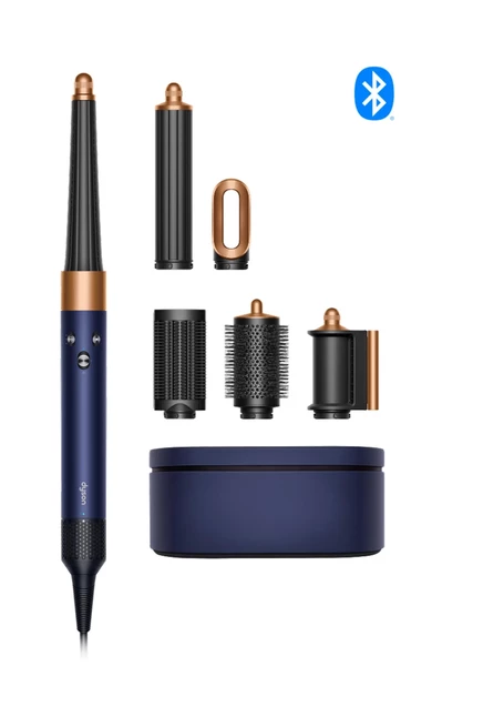 Новый мультистайлер и фен Dyson Airwrap i.d.™ Straight+Wavy prussian blue / rich copper