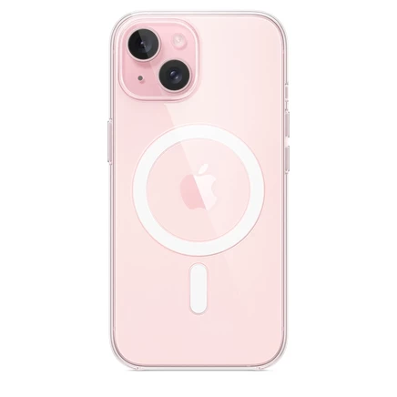 Прозрачный чехол для Apple iPhone 15 с MagSafe