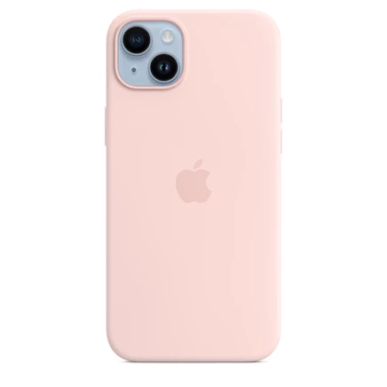 Силиконовый чехол Apple iPhone 14 Plus с MagSafe chalk pink