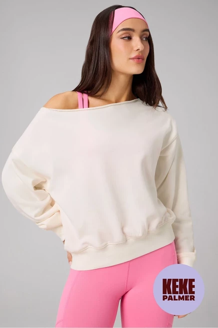 Свитшот Fabletics Year Round Terry Off Shoulder bone