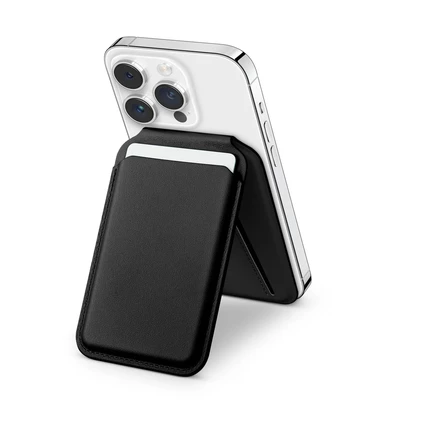 Магнитная подставка-бумажник Satechi для Apple iPhone (совместима с MagSafe) black