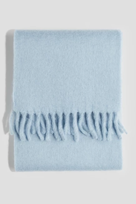 Шарф с матовой отделкой light blue
