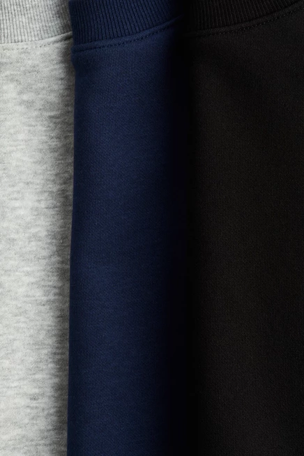 light gray melange/dark blue