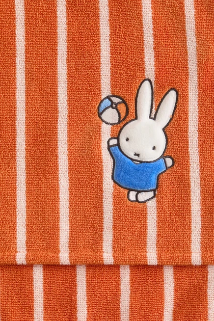 Пончо‑полотенце для младенцев H&M с аппликацией Miffy, оранжевое
