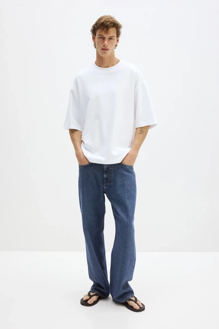Cooling Oversized Fit T-Shirt white