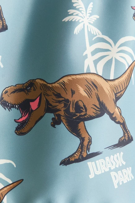 Детские шорты для плавания H&M, Jurassic World, бирюзовые