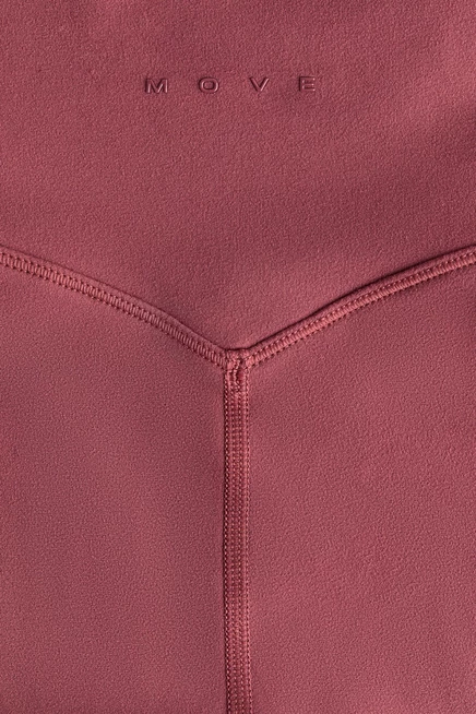 Женские леггинсы H&M SoftMove, светло-бордовые