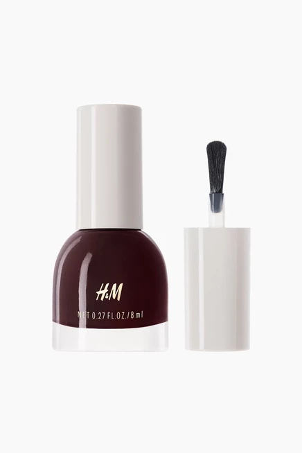 Лак для ногтей H&M бордовый, 8 мл