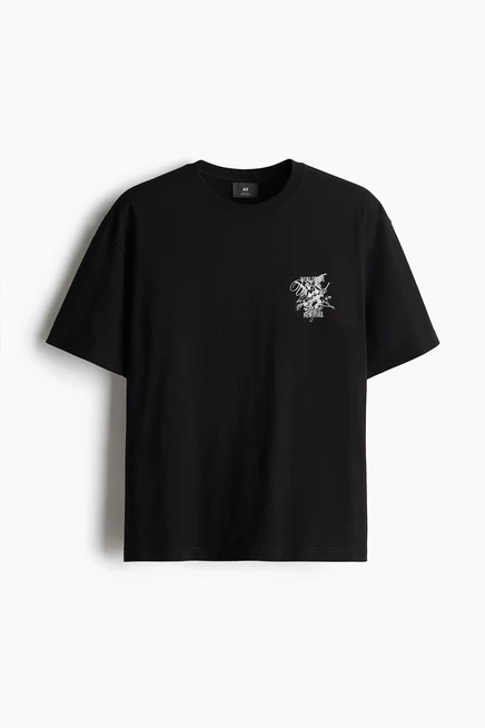 Мужская футболка H&M «Объединены», черная