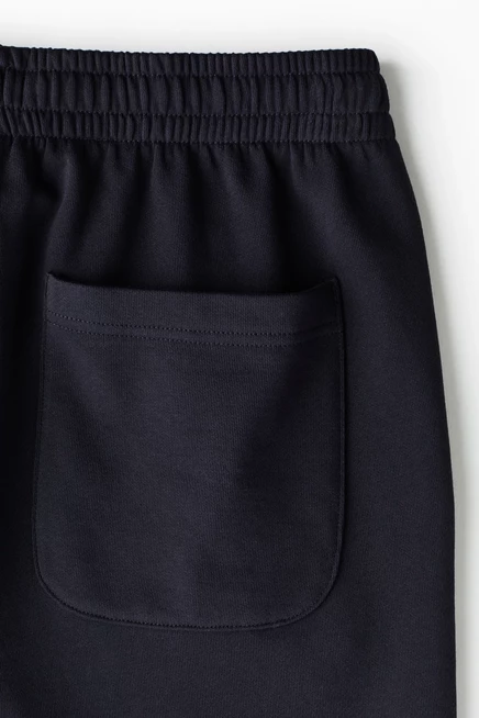 Мужские спортивные шорты H&M прямого кроя, темно-синие