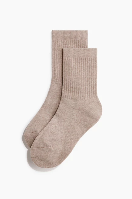 5-Pack Sports Socks white/beige melange