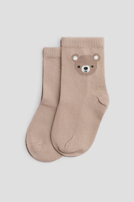 Носки в упаковке из 4 штук cream/teddy bears