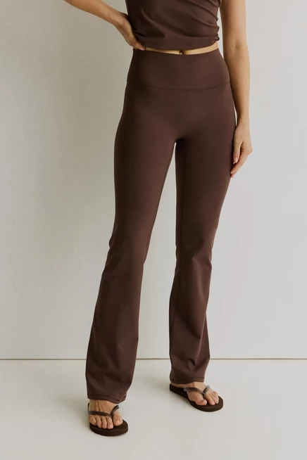 Женские легинсы H&M SoftMove™, шоколадные