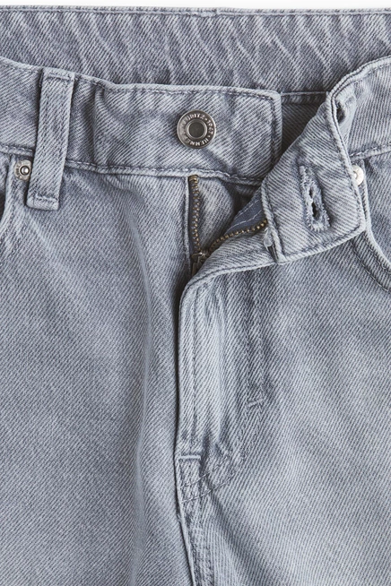 Женские джинсы H&M Feather Soft Wide Regular, светло-серые