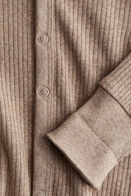 Комбинезон для младенцев H&M на кнопках, бежевый меланж