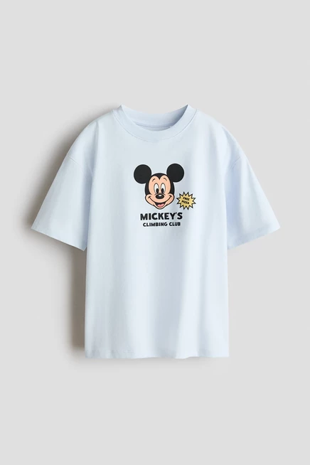 pale blue/mickey mouse