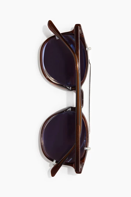 2-in-1 Polarized Sunglasses brown
