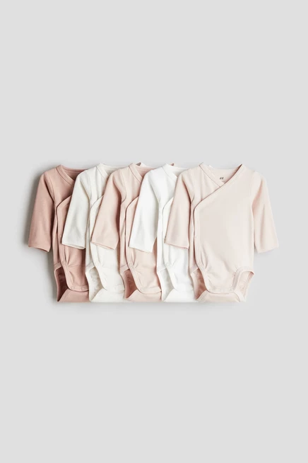 dusty pink/white