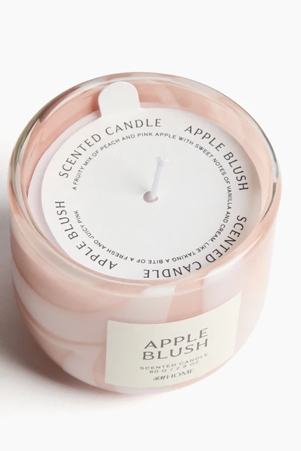 Ароматическая свеча H&M в стеклянном стакане «Apple Blush»
