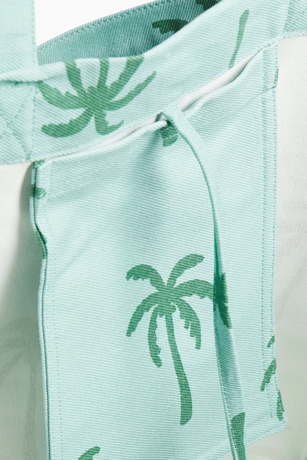 turquoise/patterned