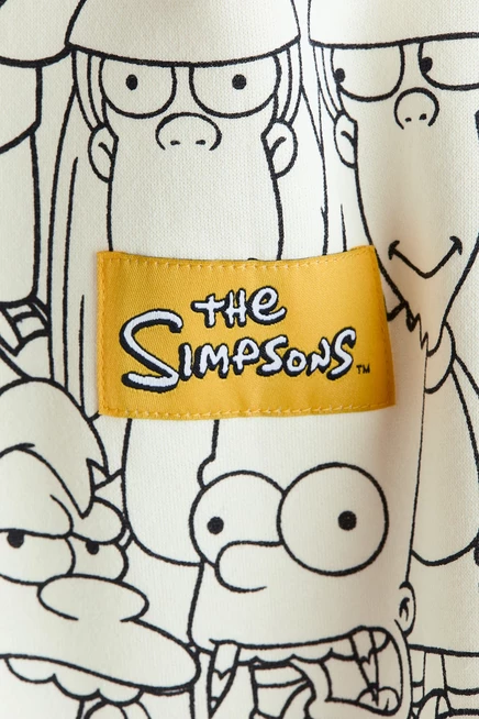 Детский свитшот H&M The Simpsons, белый