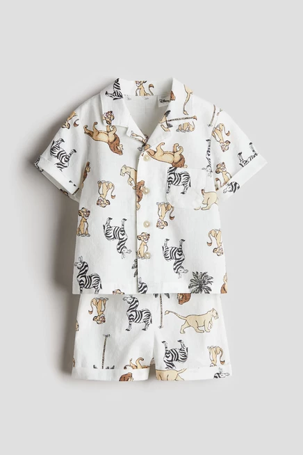 Детский комплект H&M, белый, «Король Лев»