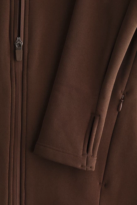Женская приталенная куртка H&M ThermoMove, тёпло-коричневая