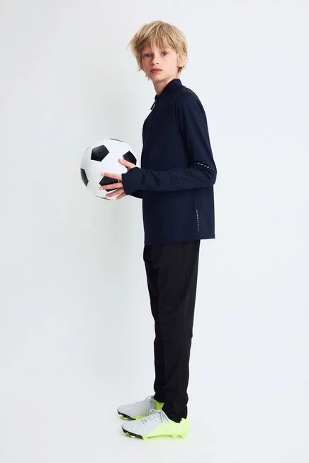 Warm Mid-Layer Soccer Jersey with ThermoMove™ dark blue