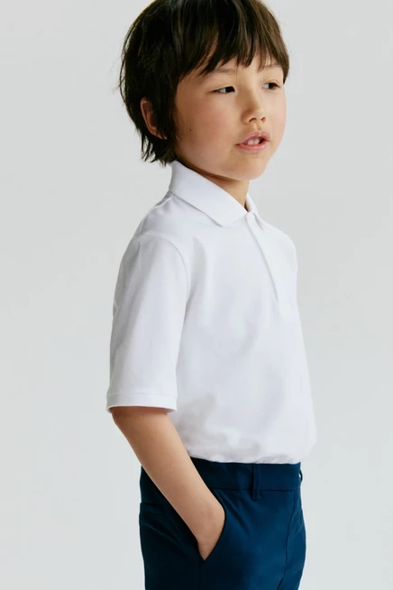 Cotton Polo Shirt white