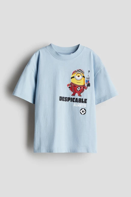 light blue/minions