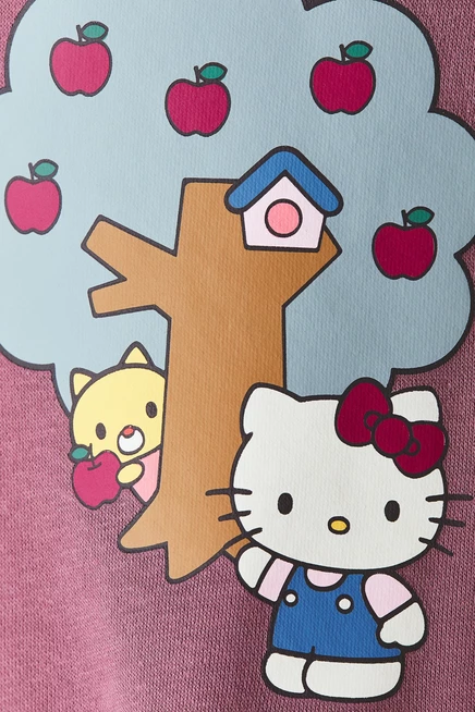 dark dusty purple/hello kitty
