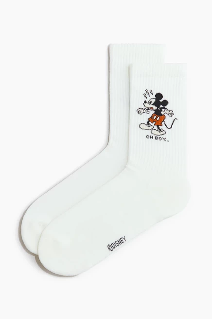 white/mickey mouse