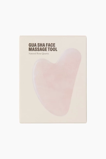 Массажер для лица H&M Rose Quartz Gua Sha, розовый