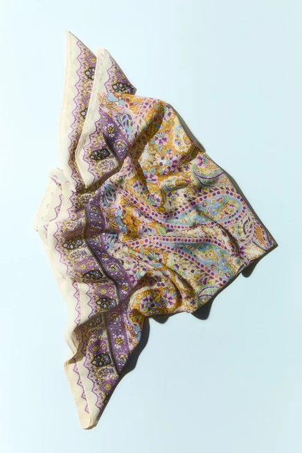 purple/paisley