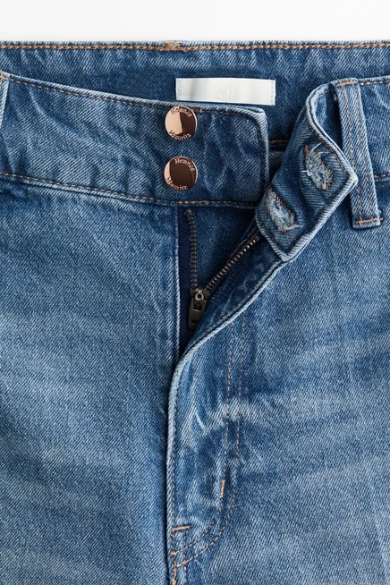 Женские джинсы H&M Wide высокая талия, синие