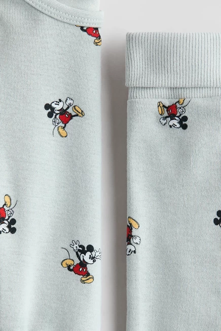 dusty turquoise/mickey mouse