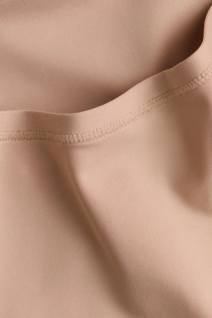 Женские стринги H&M 3 шт. микрофибра, бежевые