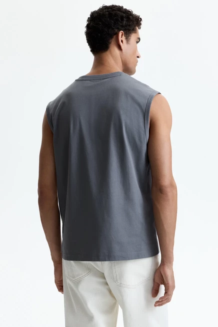 Мужская майка H&M классического кроя COOLMAX®, серая