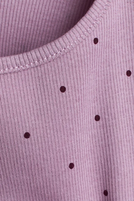 Детские футболки H&M, 2 шт., сиреневые в горошек