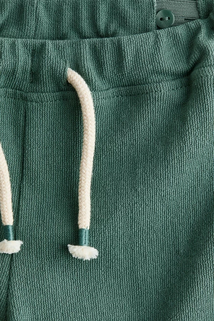 Штаны для младенцев H&M из текстурного джерси, зеленые
