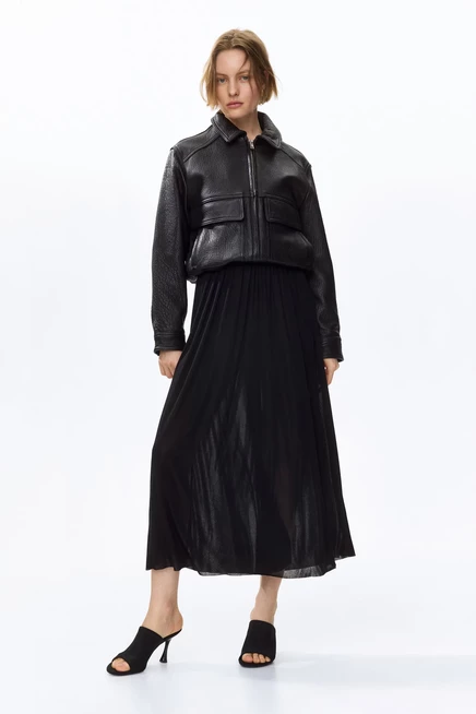Женское платье H&M с открытыми плечами, черное
