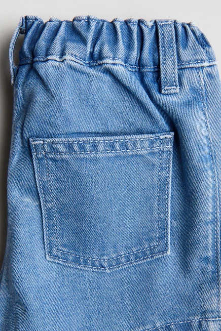 Детская юбка-шорты H&M, джинсовая с фруктами