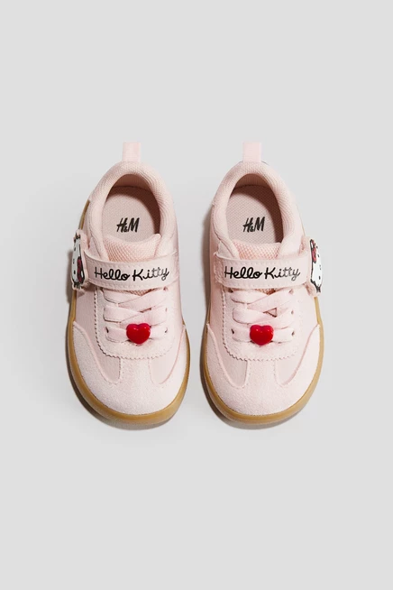 Детские кроссовки H&M Barefoot Hello Kitty, светло-розовые