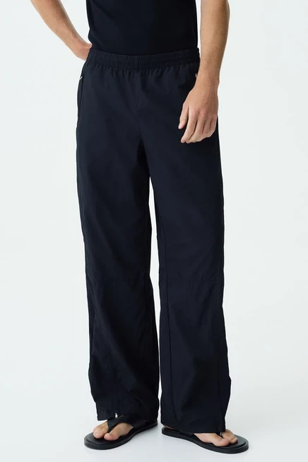 Мужские брюки H&M из нейлона, черные