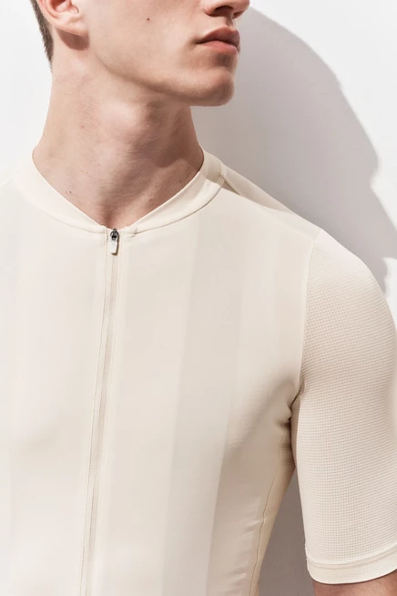 Мужская велофутболка H&M DryMove, кремовая