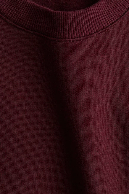 Детская толстовка H&M свободного кроя, темно-красная
