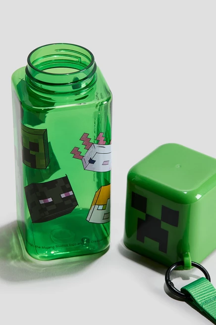 Детская бутылка H&M Minecraft, зеленая
