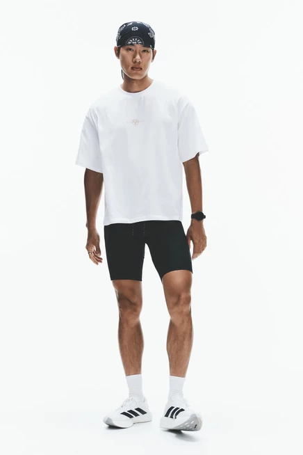Мужская спортивная футболка H&M DryMove, белая